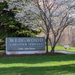 Wedgwood Christian Services Main Sign on Campus