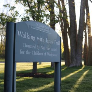 walking with Jesus trail signage